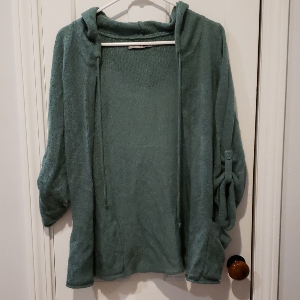 COPY - Slouchy green sweater hoodie